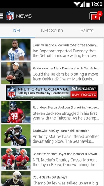 nfl plus android