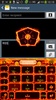 GO Keyboard Fire Skull Theme screenshot 3