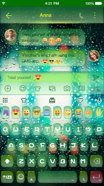 Rain Love Keyboard - Preview 1