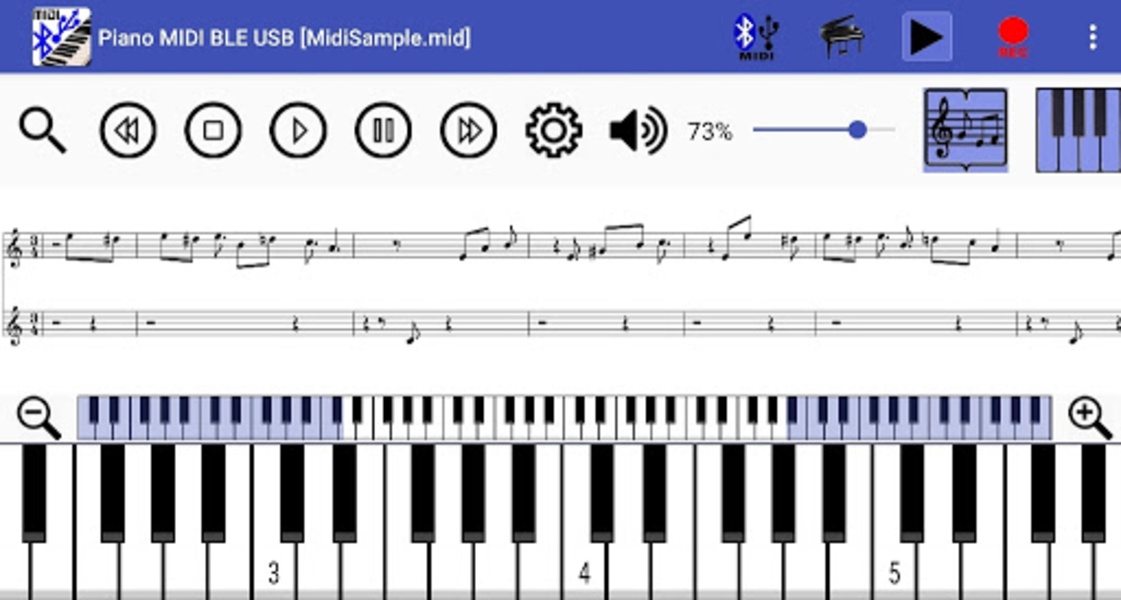 Piano midi deals apk