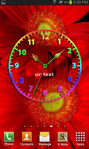 Flower Clock Live Wallpaper - Preview 6
