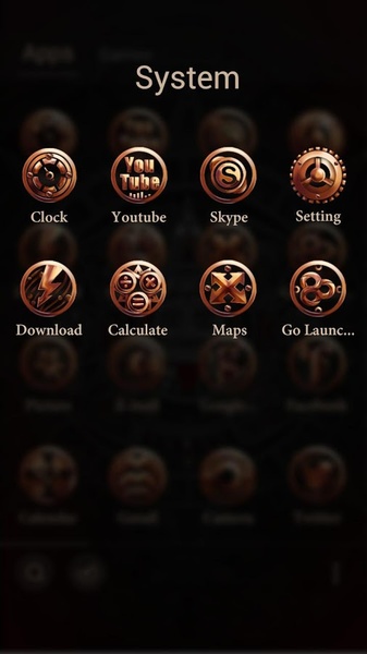 Octopus GOLauncher EX Theme - Preview 1