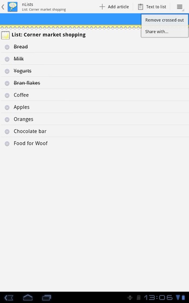 nLists - Preview 1