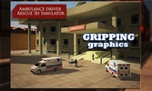 Ambulance Driver Rescue 3D Sim screenshot 14