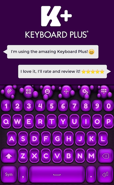Keyboard Purple HD - Preview 1