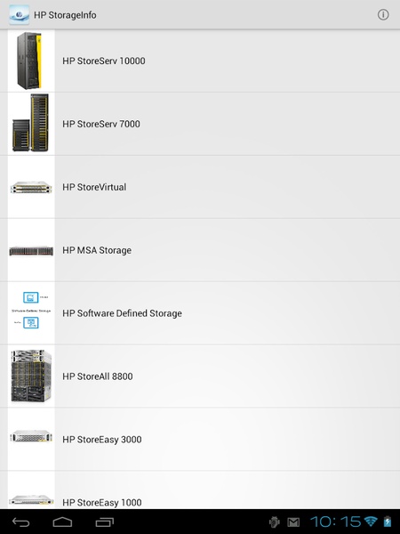 HP StorageInfo - Preview 3