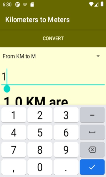 Kilometers to Meters converter - Preview 3