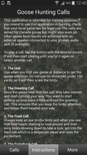 Goose Hunting Calls - Preview 1