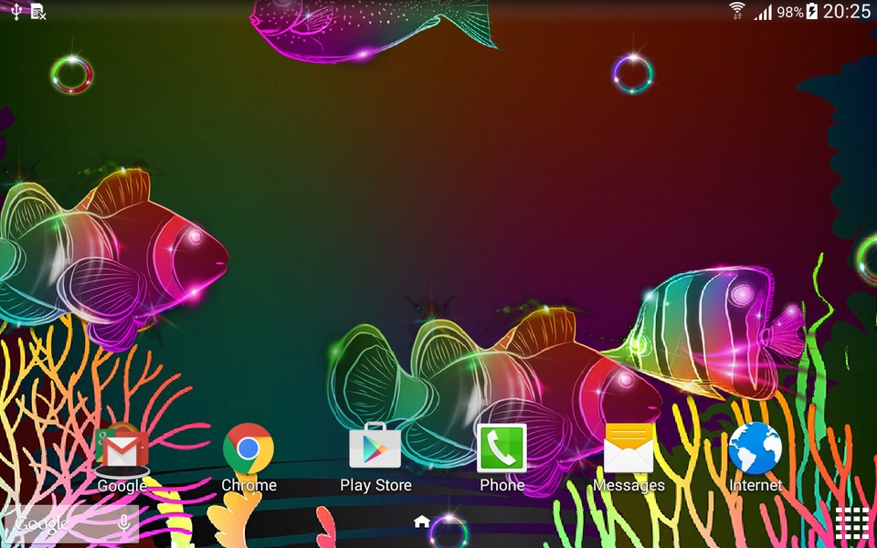 Neon Fish Live Wallpaper - Preview 1