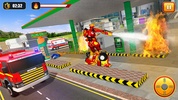 Firefighter Robot Transform Truck: Rescue Hero screenshot 1