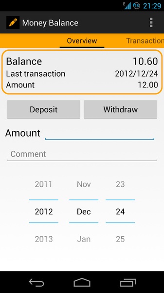 Money Balance - Preview 2