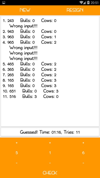 Bulls Cows - Preview 3