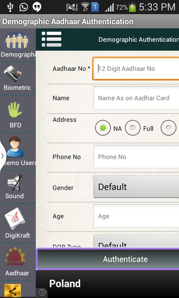 Aadhaar Authentication - Preview 7