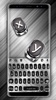 Metallic Silver Keyboard Backg screenshot 5