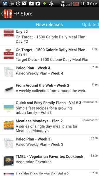 Food Planner - Preview 1