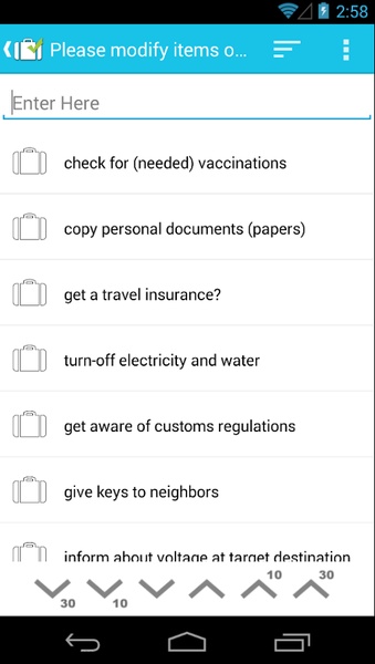 Travel CheckList - Preview 2
