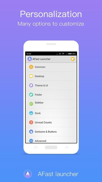 AFast Launcher - Preview 1