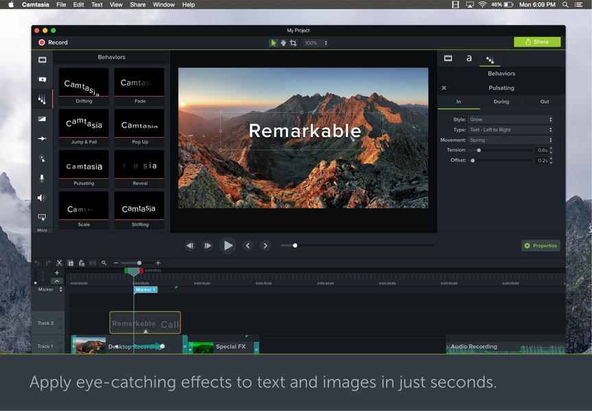 Camtasia - Fast and Easy Video Editing Software