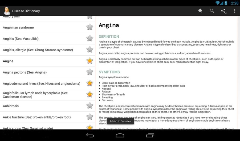 Diseases Dictionary (Free) - Preview 6