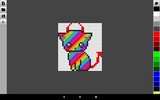 Pixel art graphic editor screenshot 3