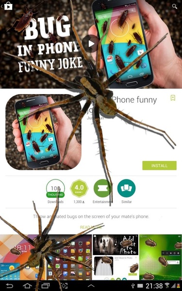 Spider in phone funny joke - Preview 8