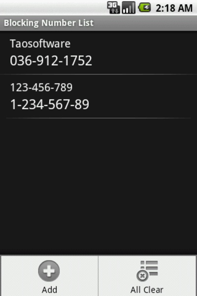 tCallBlocking - Preview 1