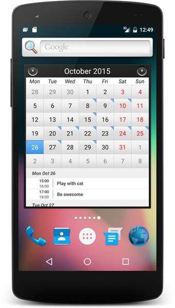 Widget Calendario Mes - Preview 2