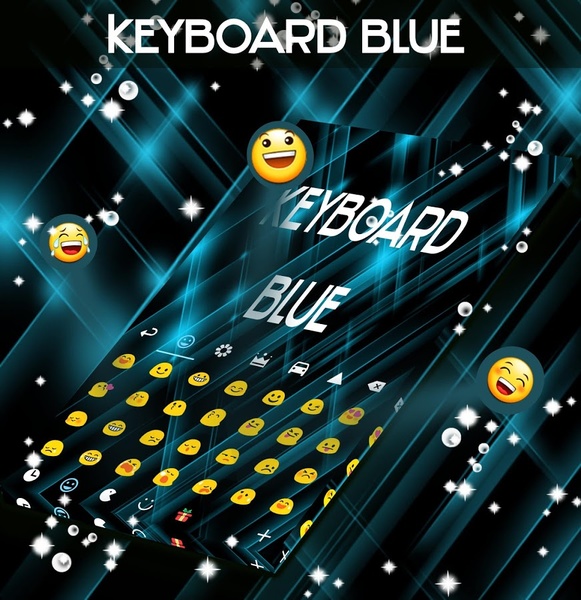 Blue Keyboard Glow GO - Preview 3