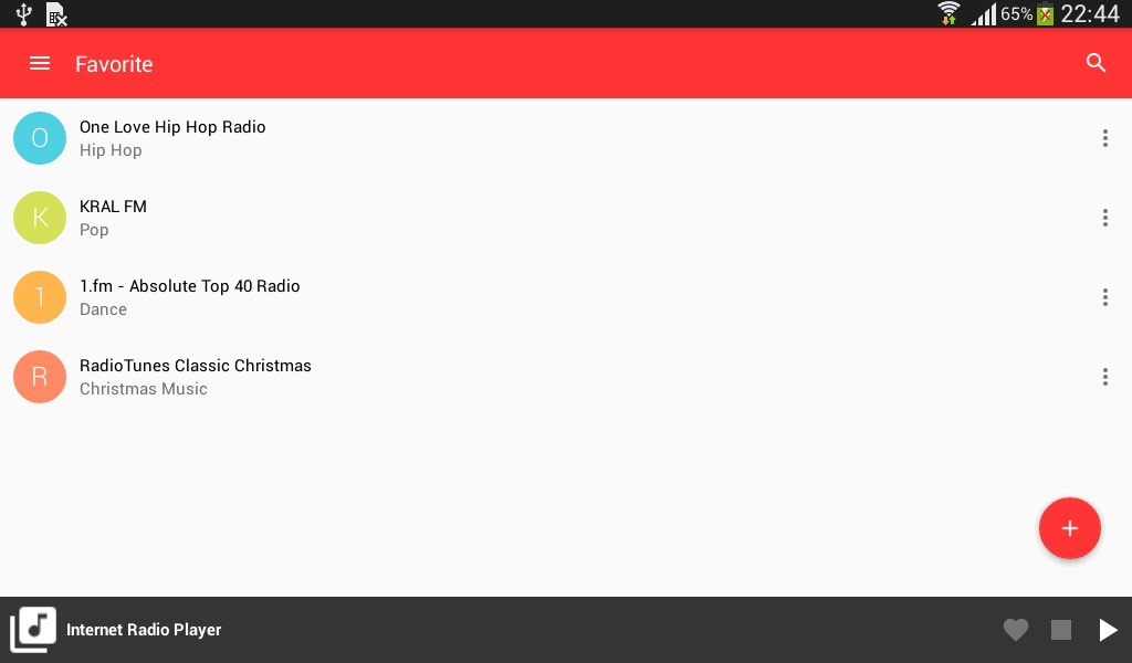 Internet Radio Player - Preview 1