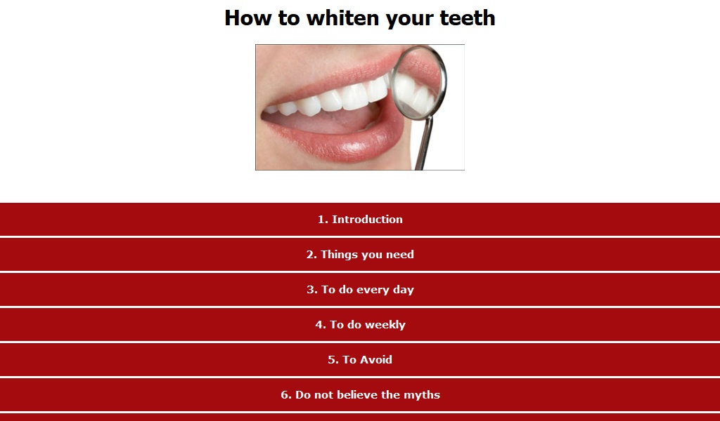 How to whiten your teeth - Preview 1