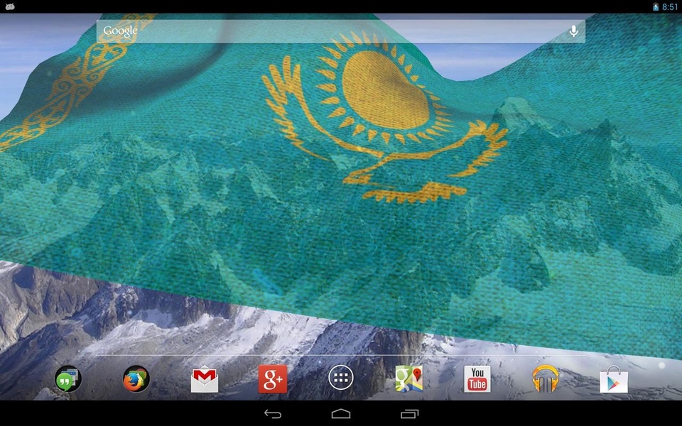 3D Kazakhstan Flag LWP - Preview 9
