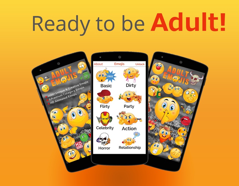 Adult Emojis & Dirty Emoticons - Preview 1