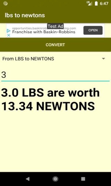 lbs to newtons converter - Preview 3