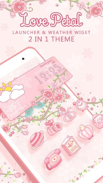 LovePetal GOLauncher EX Weather 2in1 - Preview 7