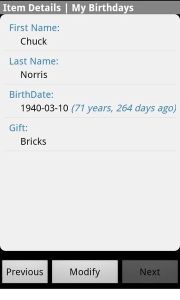 MyLists - Preview 1