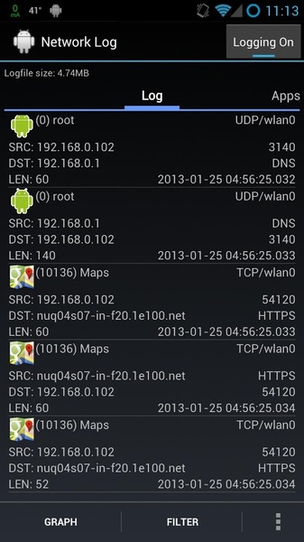 Network Log - Preview 6