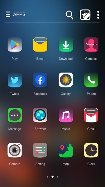 Miracle GO Launcher Theme - Preview 3