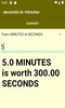 seconds to minutes converter screenshot 1