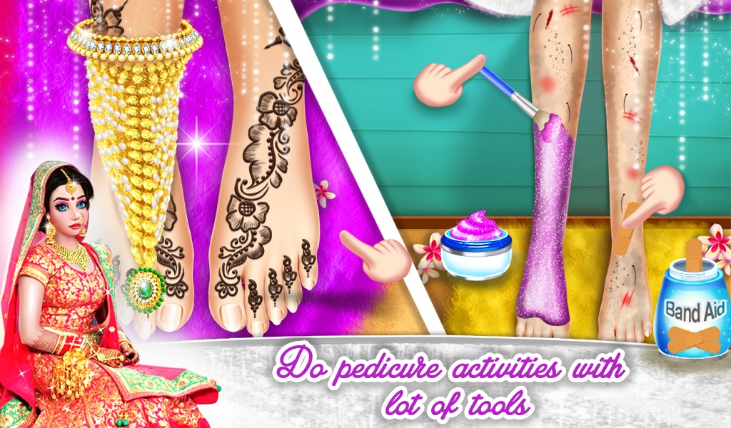Royal Bridal Mehndi Designs Pedicure Manicure Spa - Preview 4
