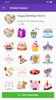 Stickers Happy Birthday screenshot 2