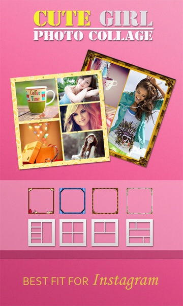 Cute Girl Photo Collage - Preview 4