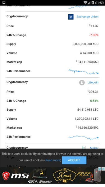 Coin Compare - Cryptocurrency Exchange - Preview 4