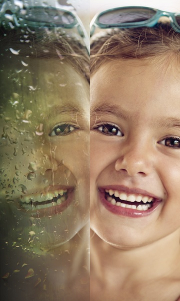 Glass Photo Reflections - Preview 1