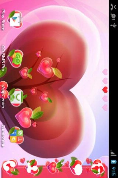 GO Launcher EX Valentine Heart - Preview 1