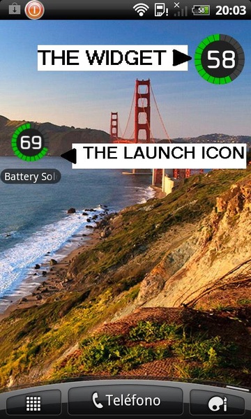 Battery Solo Widget - Preview 1