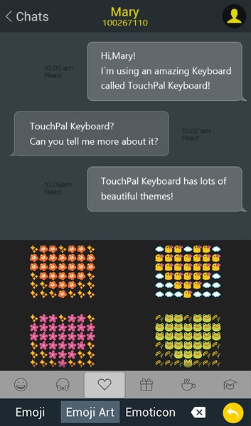 Android L Amber TouchPal Theme - Preview 1
