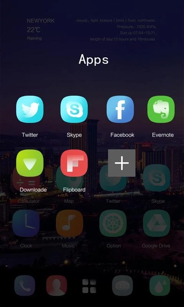 The Origin GOLauncher EX Theme - Preview 2