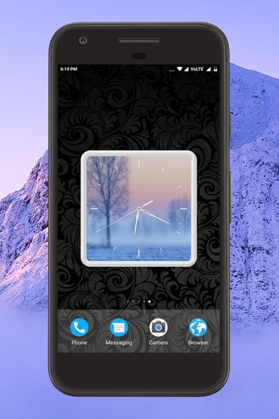 Mist Clock Live Wallpaper - Preview 1