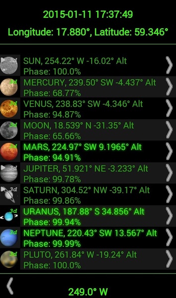 Planet Finder - Preview 3