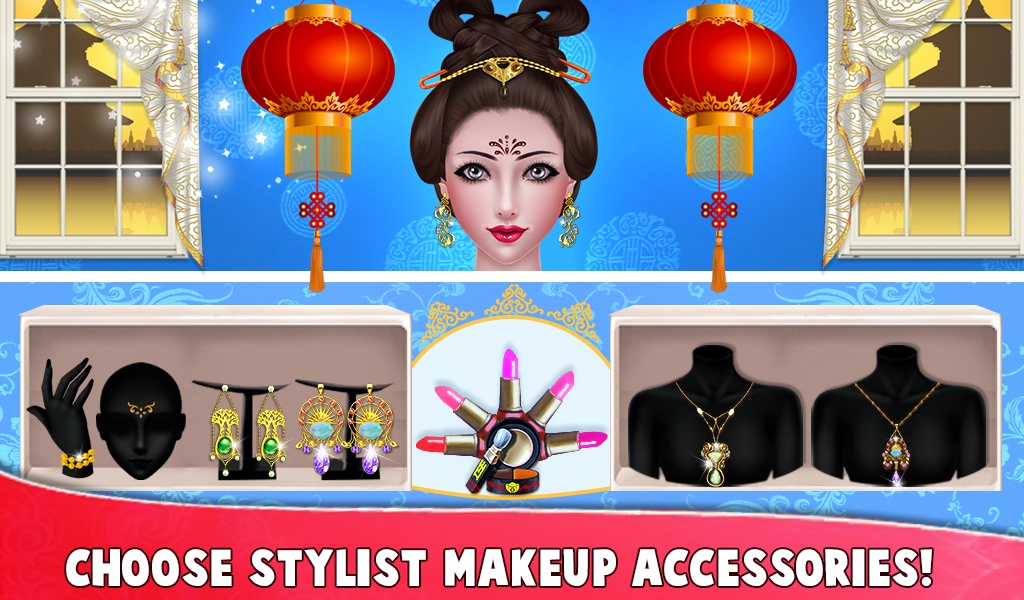 indonesian doll fashion salon dress up & makeover